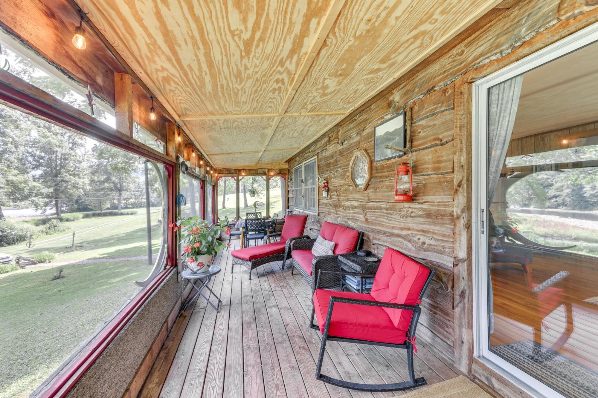 Charming Parsons Cabin With Grill On The Cheat River Eksteriør bilde